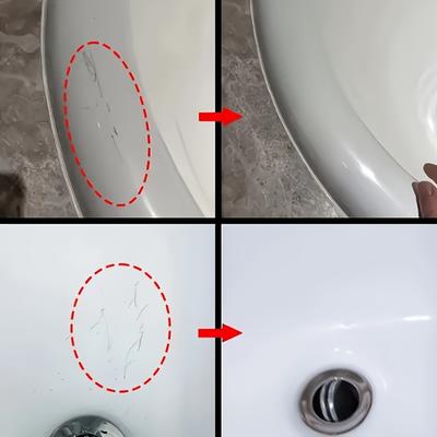 Mehrzweck-Reparaturwachs - Geeignet für Badewanne, Toilette, Keramik, Acryl, Harz usw., Deckt Kratzer schnell ab und stellt den Glanz wieder her.
