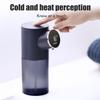 Dispenser Automatico di Sapone con Display della Temperatura Induzione Senza Contatto Dispenser di Sapone Schiumogeno Ricaricabile tramite USB Schiumogeno