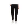 Li Ning Training Series Solid Color Fleece Cuffed Knitted Sports Pants Women Pants Black AKLRF64-1