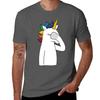Face Palm Unicorn Tshirt Moisture Control Sports Tee