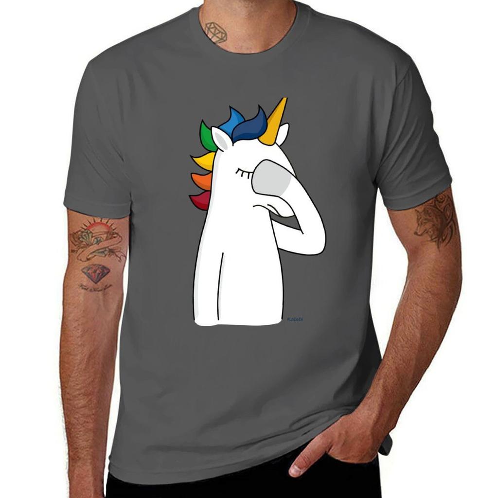 Face Palm Unicorn Tshirt Moisture Control Sports Tee