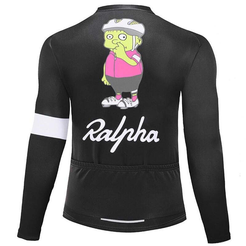 Mens Thermal Fleece Cycling Jersey Long Sleeve Winter Bike Riding Top Italian Design Small красный