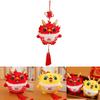 Good Luck Dragon Plush Toy Mascot Doll Red Fortune Dragon Pendant Gift Doll