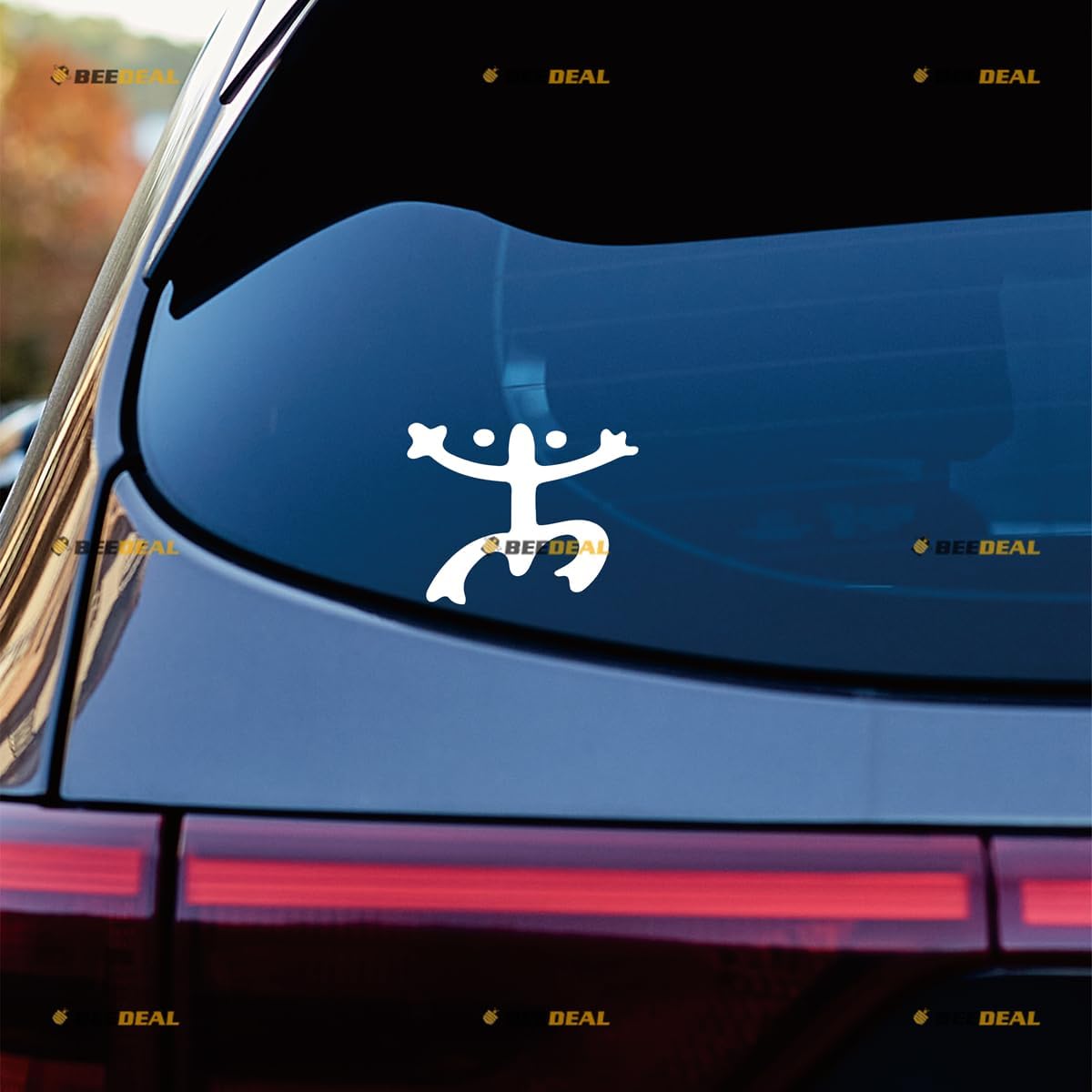 

Coqui Frog Sticker Decal Vinyl Puerto Rico Taino - 2 Pack White 4 - for Car Boat Laptop Cup No Background Die-Cut