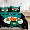 3-teiliges Aquaman Bettwäsche-Set, Weiche und bequeme Bettbezüge, Für Schlafzimmer, Gästezimmer (1*Bettbezug + 2*Kissenbezüge, ohne Füllung) yy2