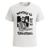 Geistig krank aber total entspannt Skelett lustiges Herren T-Shirt Scherzgeschenk Oberteil