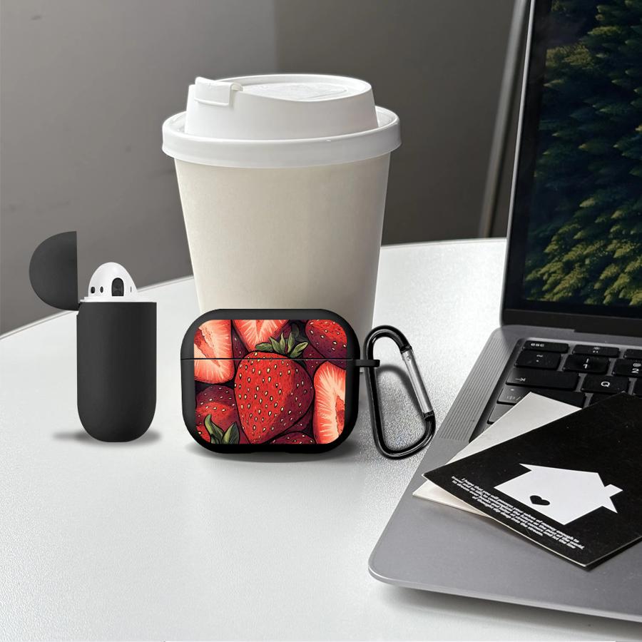 Earphone Cases Cover Case For Airpods 1 Pro3 4 2 3 Pro Pro2 Strawberry Fashion