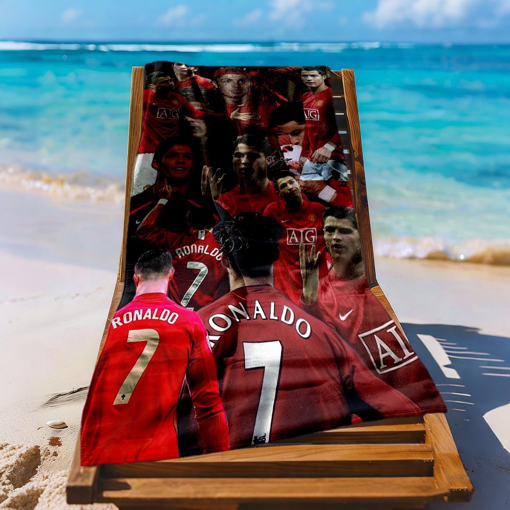 Cristiano Ronaldo Beach Towel Soft Durable Quickdry Comfortable Lightweight Portable For Swimmingbeachcamping Travel Beach Accessoriesgym