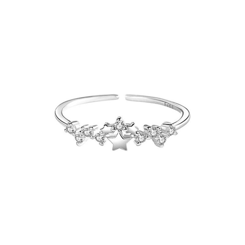 Ring - Women's Style Finger Ring - Small-scale, Low-key Luxury Shooting Star Pentagram Gift Accessory