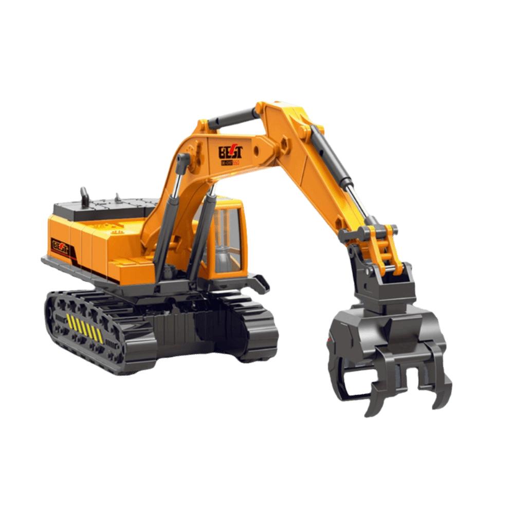 

Inertial Model Engineering Diecast Crane Mini Yellow Engineering Diecast Excavator Kids Truck Style 2