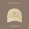 Sunscreen Embroidered 7 Cap Cotton Cotton Peaked Hat Simple Baseball Cap  Girls