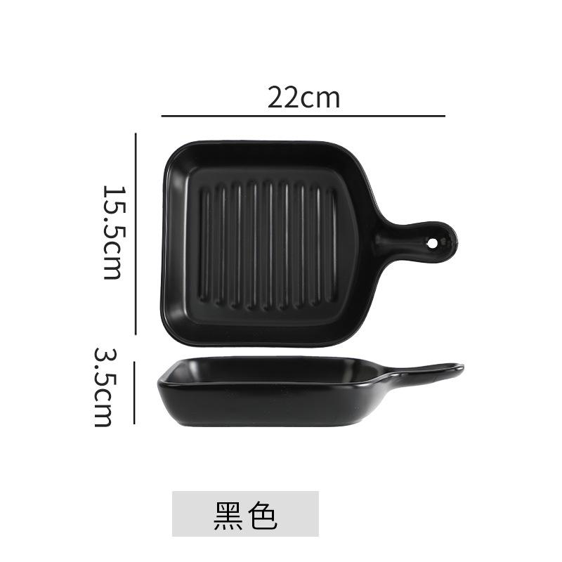 Plates Creative Internet Celebrity Plates Vegetable Plates Household Nordic Tableware Breakfast Plates Baking Bowls Oven Special Baking Trays