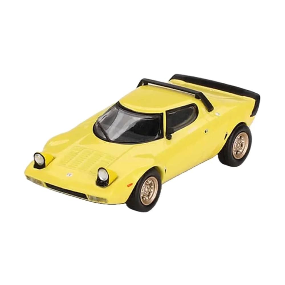 MINI GT 1/64 Lancia Stratos HF Stradale Giallo Fly Yellow (Left-Hand Drive) Finished Product
