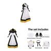 Playing Death Game To Put Food On The Table Cosplay Costume Red Girl Maid Dress For Anime Role Play