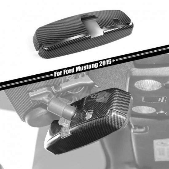 3Pcs Inner Rear View Mirror Decor Cover Trim Ford Mustang 2015- Bronco +
