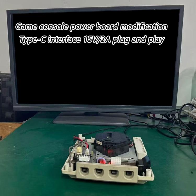 Power Supply Board Low Power Consumption Modification Power Board Module for Game Console Gaming Accessory