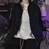 WomenAutumn Long Sleeve Coat Fashion Loose Casual Thin Jacket Black Baseball Uniform for Women