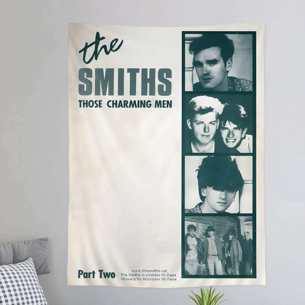 Rock Band The Ssmiths Hanging Bohemian Tapestry Hanging Tarot Hippie Wall Rugs Dorm Japanese Tapestry