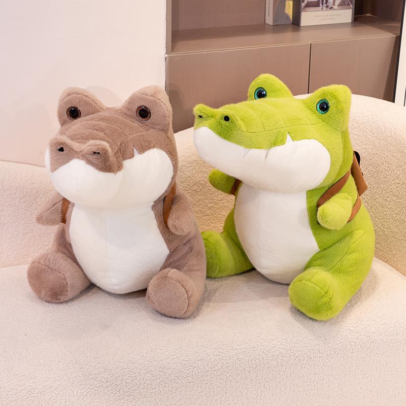 Hot Sale 3 Colors Crocodile Plush Toy Soft Stuffed Alligator Animals Doll Mr. Crocodile Cartoon Toy Friend Birthday Gift Present
