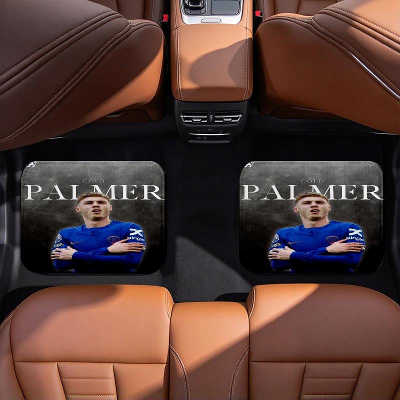 Cole Palmer Star Black Car Floor Mats Full Coverage All-Season Car Mats, XPE Non-Slip And Wear-Resistant Mats Suitable for SUV Interiors, Textured Car