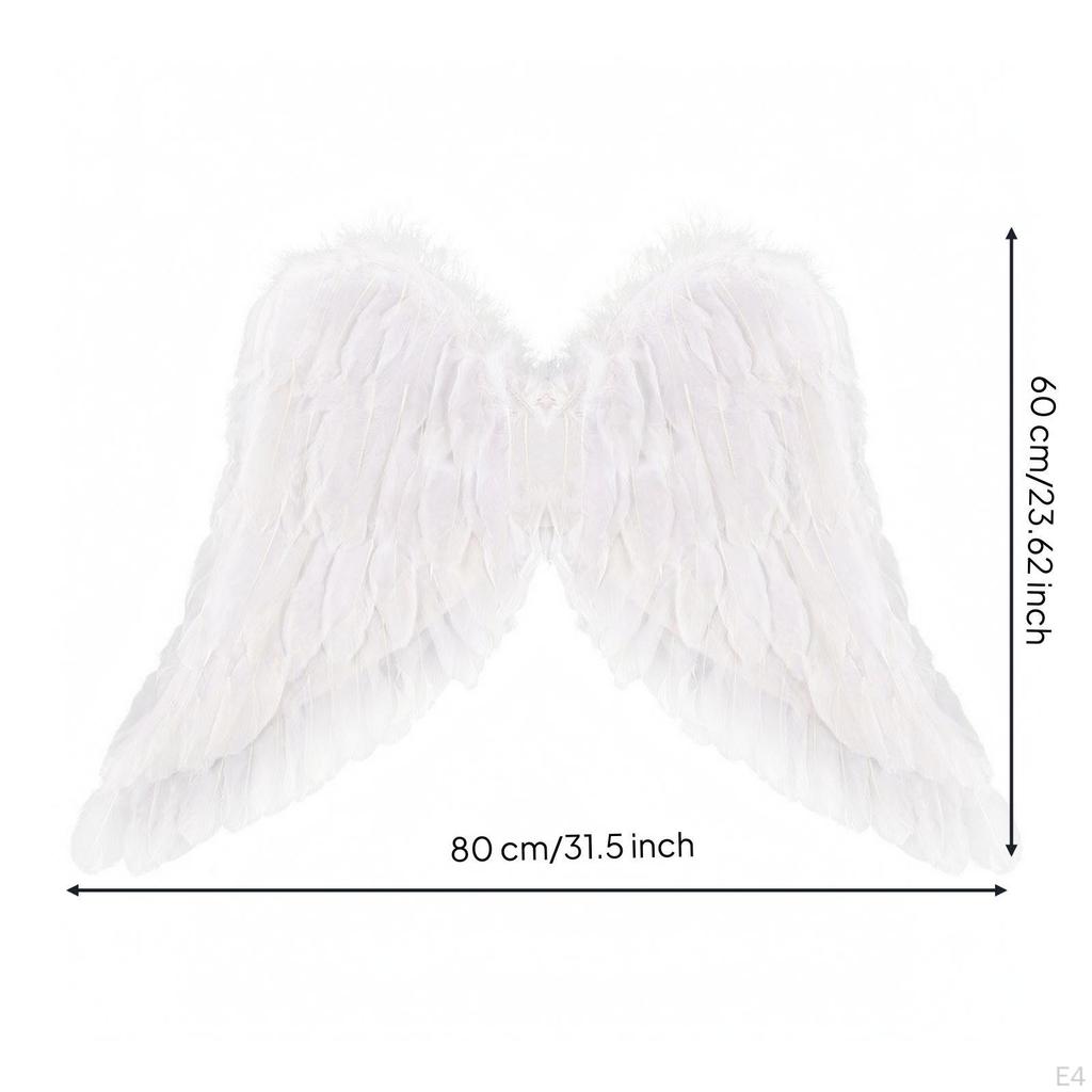 Feathered Angel Costume Plumes | Foldable Design for Easy Storage, plumes, Stage Performances