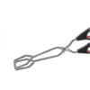 Stainless steel scissors and pliers with a comfortable grip, 12-inch multi-functional food tongs, for barbecues.