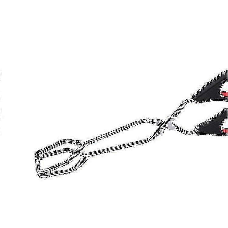 Stainless steel scissors and pliers with a comfortable grip, 12-inch multi-functional food tongs, for barbecues.
