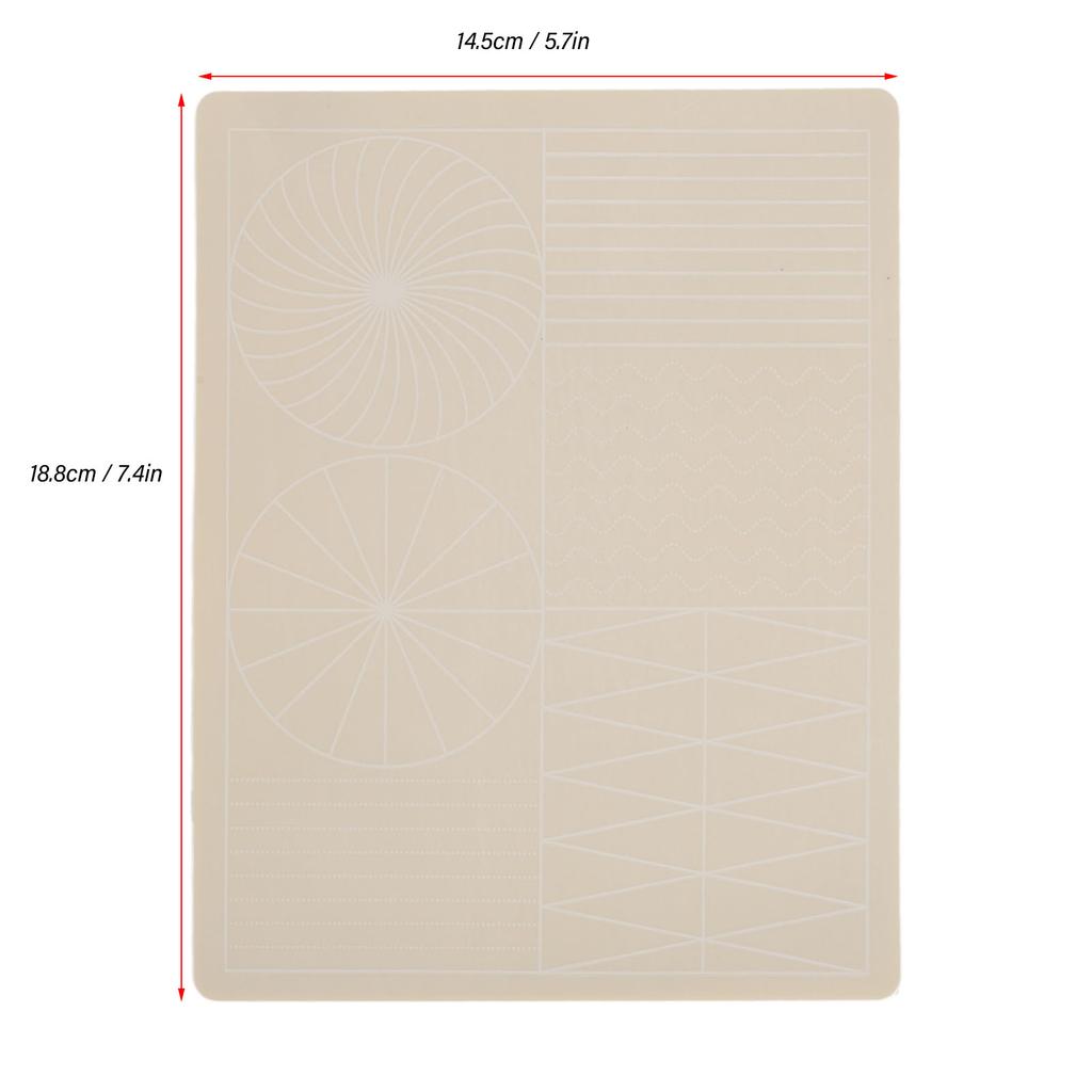 10PCS Microblading Practice Skin Semi Permanent Rubber Pmu Inkless Tattoo Practice Skin