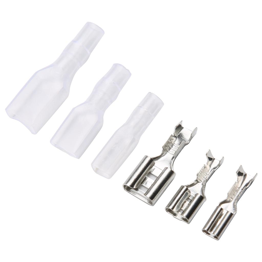 150pcs 2.8/4.8/6.3mm Insulated Crimp Terminals Electrical Wire Connectors Assortment Kit