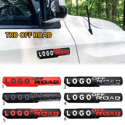 1 buc. ABS TRD autocolant cu emblema portbagajului din spate a autovehiculului auto lateral pentru apărătoare laterală pentru apărătoare frontală decor insignă decal pentru accesorii exterioare auto TACOMA