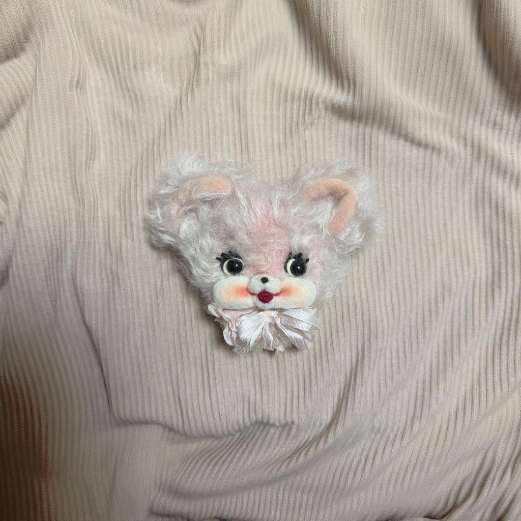 [USED] HAPPY Chibihime Land Teddy Bear Plush Toy Artist Handmade Bisque Doll