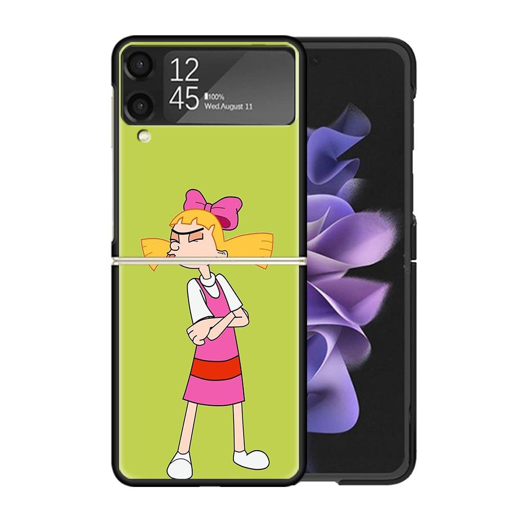 

Cartoon Hey Arnold Fondos Clear Phone Case For Samsung Z Flip 7 6 5 4 3 Galaxy ZFlip7 ZFlip6 ZFlip5 ZFlip4 ZFlip3 5G Print Cover Samsung Z Flip 3