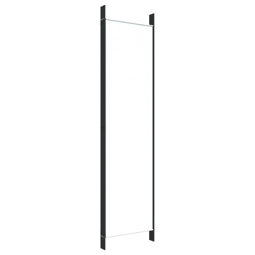 Vidaxl 5-Panel Room Divider, White, 250X200 Cm, Fabric