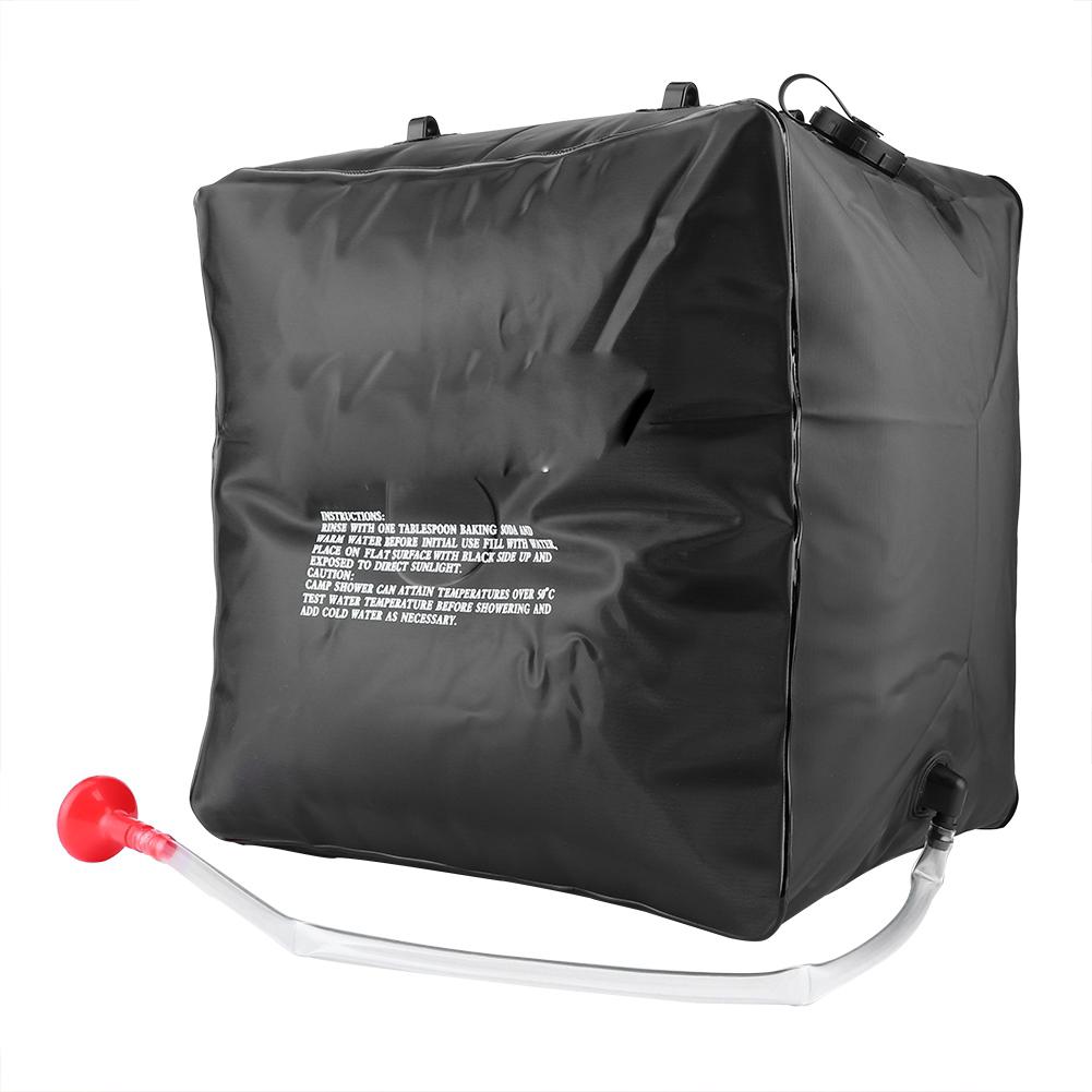 40L Solar Light Weight Shower Bag for Camping Hiking Beach Swimming Outdoor Travelling