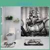 Banyo Dekorasyonu İçin Özel Logolu ve Desenli Polyester Duş Perdesi