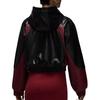 Jordan As W J FlTfx Lthr Hooded Zipper Color Block Jacket Women Jackets IF0948-011