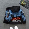 Fashionable Spring - Autumn Jackets for 3 - 10 - Year - Old Boys: Trendy Camouflage - Patchwork Design