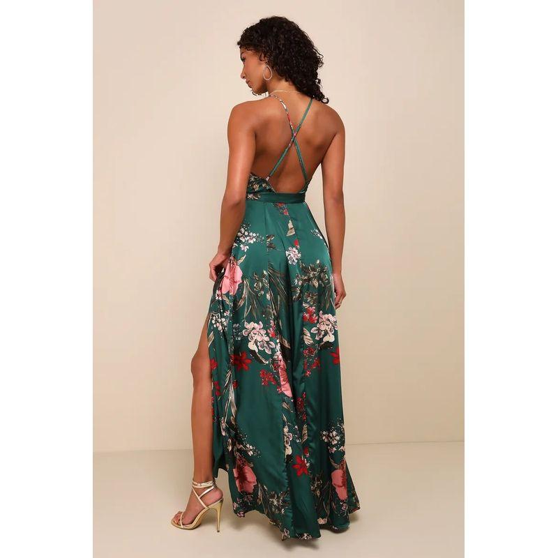 Export Single Lu Sling Smooth Fabric Temperament Vacation Summer New Arrival High Quality Banquet Party Dress Women