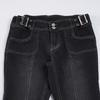 Women's 2026 Spring Retro Micro-Flare Black Jeans: Slimming, Body-Shaping, Low-Rise Long Pants