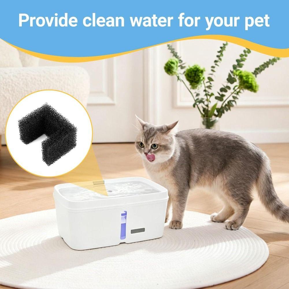 10pcs Multi-Layer Foam Filters Residue Blocking Sponge Filters  Pet Supplies
