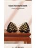 Purple Sandalwood Gua Sha Massage Comb for Scalp Therapy and Hair Care