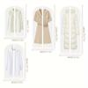 Garment Sleeve, Clear Zipper Dustproof Suit Bag, Closet Storage and Moisture Resistant, Clear Clothing Protector, Durable Stitching, For Clothing Use