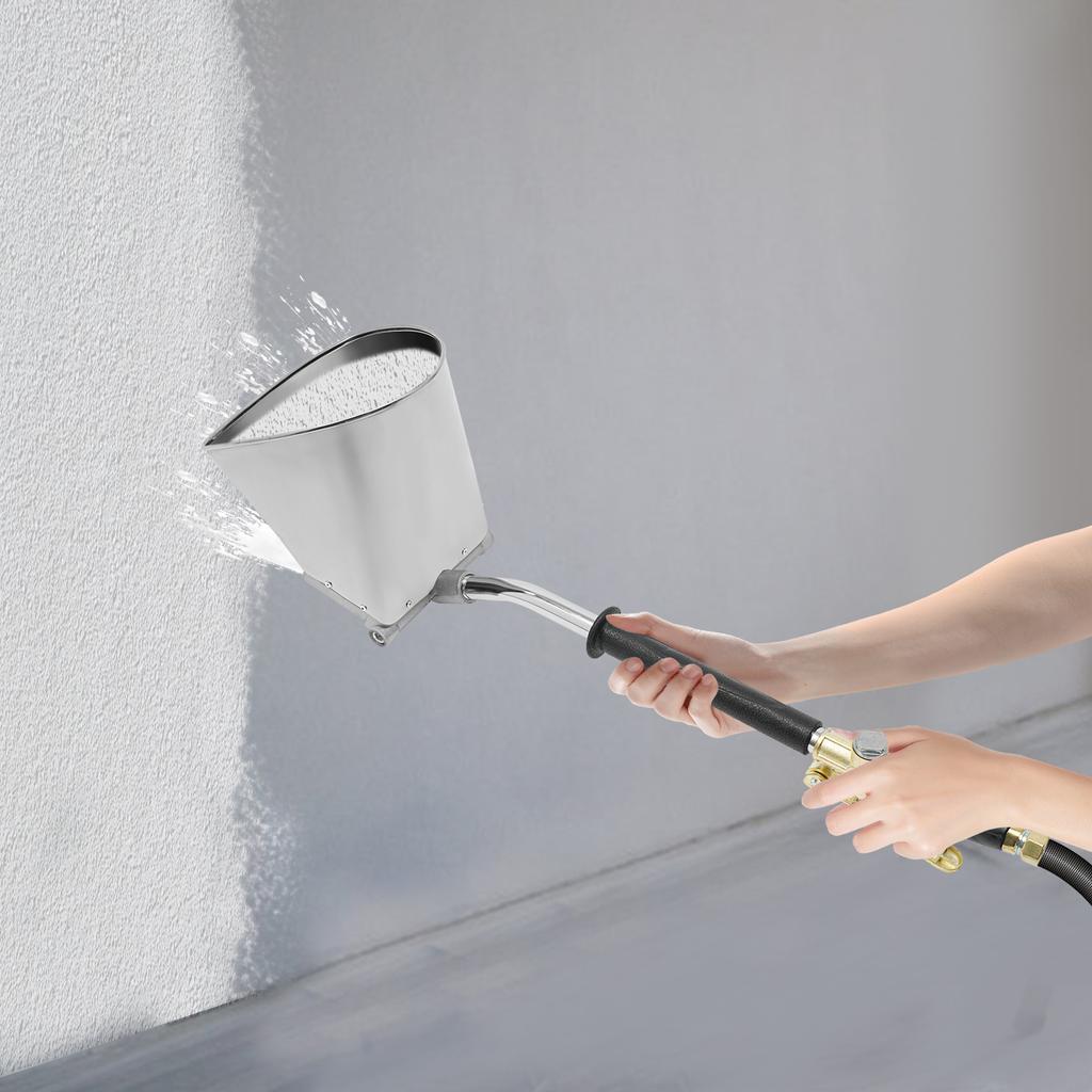 Bymaocar 4-Nozzle Cement Mortar Spray Guns, 1.32gal Capacity Wall Concrete Joint Filling Tool for Decoration Industry & Factory
