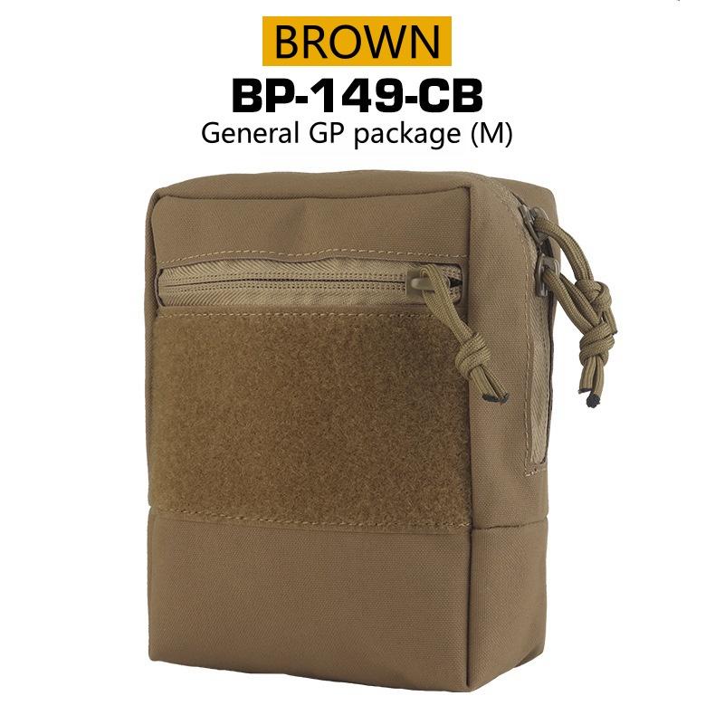

Universal GP Sub Package (M) MOLLE Mounting Package With Hook And Loop Velvet Design Multifunctional Large Storage