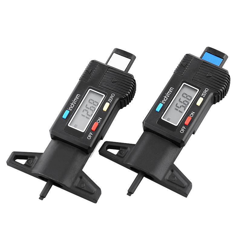 Elektronický měřič hloubky dezénu pneumatik s digitálním displejem a vysoce přesným měřením