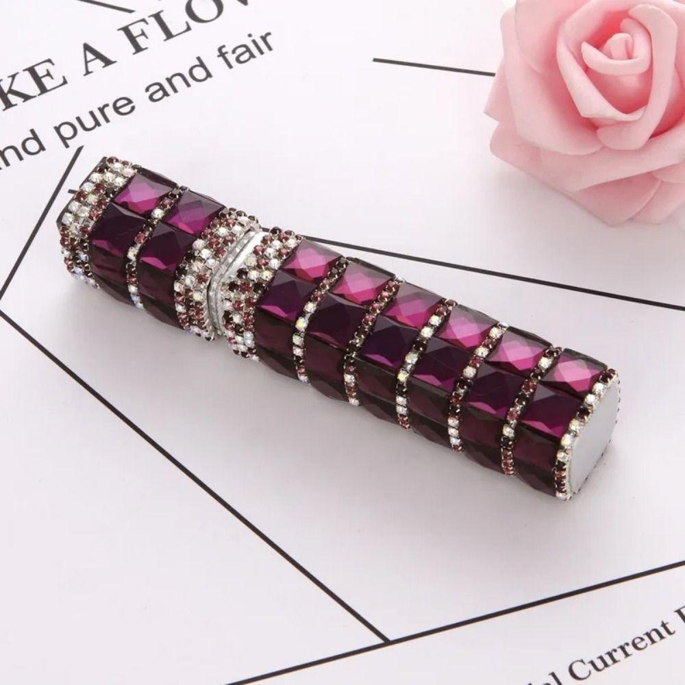 Refillable Perfume Bottle Rhinestones Cosmetic Container Sparkling Empty Atomizer  Makeup