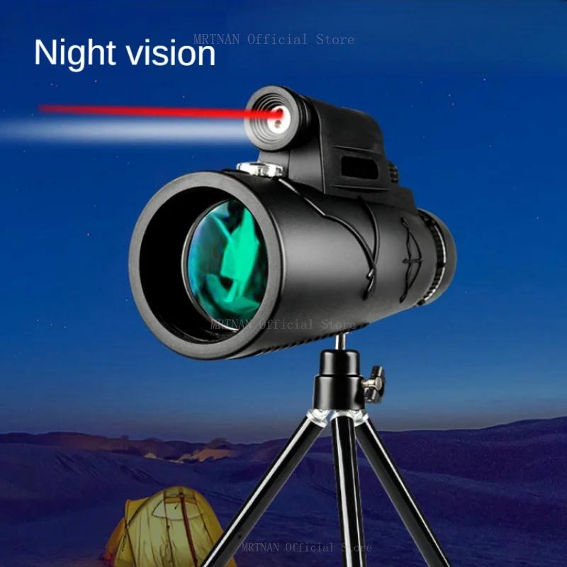 50X60 Zoom HD Powerful Binoculars Long Range Portable Professional Telescope Monocular Low Night Vision for Hunting Camping
