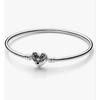 Used Pandora Butterfly Heart Bangle Bracelet
