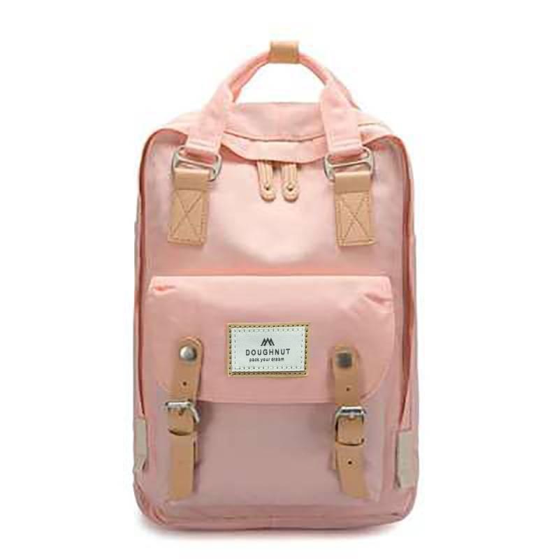 Fashionable Doughnut Macaroon Rucksack Laptop Backpack For School And More Pink