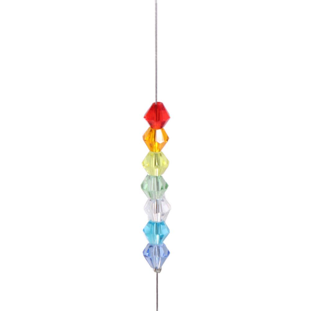 Hanging Crystal Wind Chime Pendant DIY Crafts Rainbow Catcher  Window Garden Ornaments